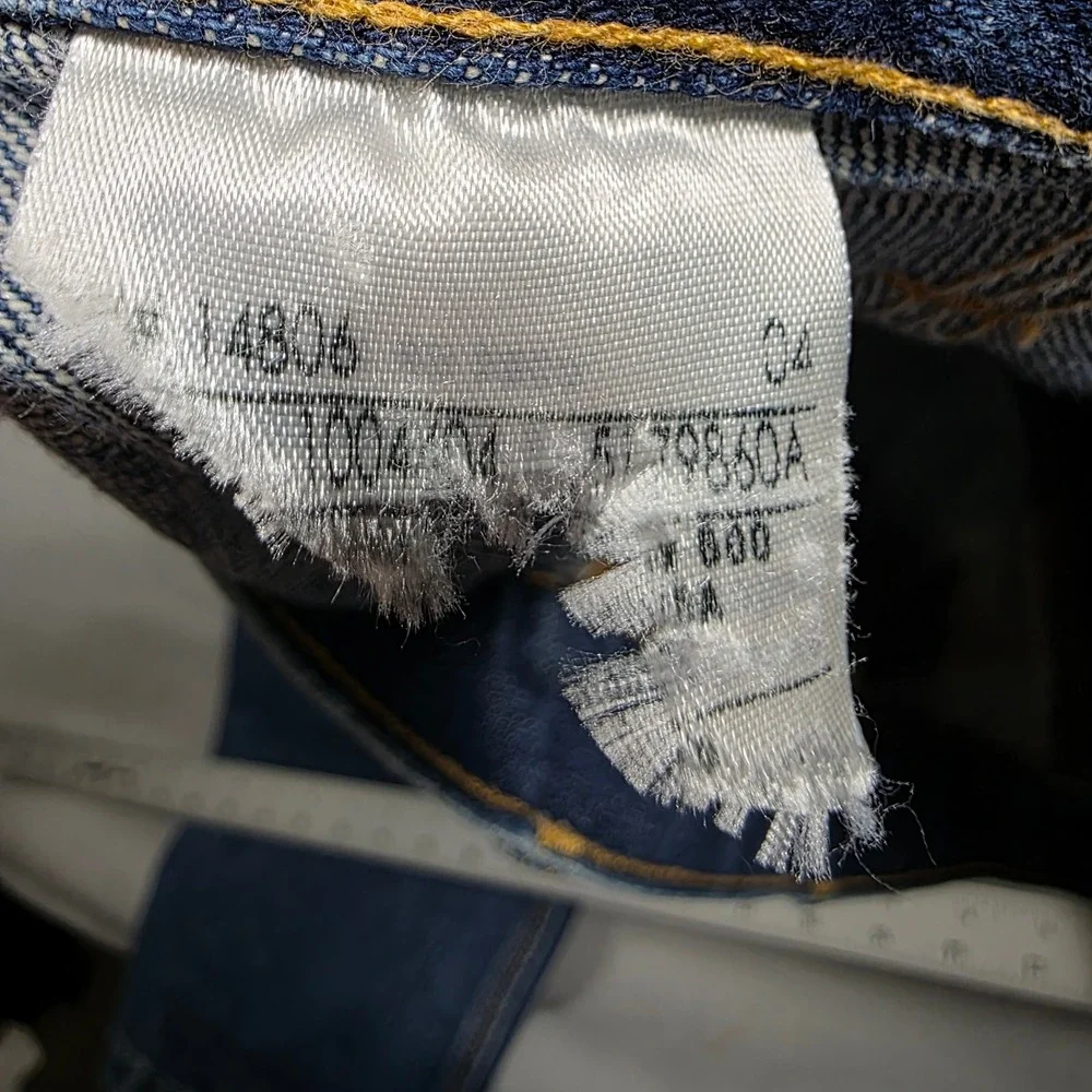 Carhartt Jeans Mens 38x30 Blue Straight Leg Relaxed Fit B167 Medium Wash